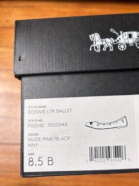 Bonnie leather ballet nude pink